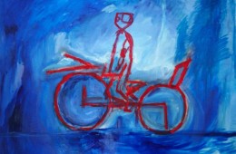 Robot-kiborg drive bicycle