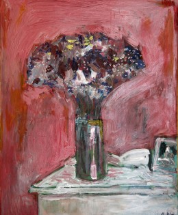 Dried flowers in a can
