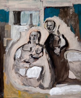 Mary, Joseph and baby Jesus